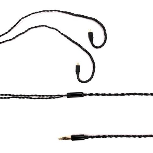 Cable reemplazable trenzado para inears VARIPHONE (longitud estándar)